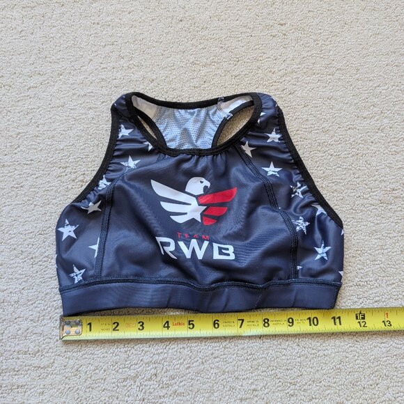 NEW Wattie Ink Tri Top Team RWB Contender Race Bra Women's XS Small sports run - Picture 7 of 10